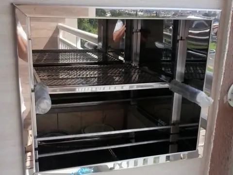 Revestimento de churrasqueira em inox feito pela Coifas MM – foto 10