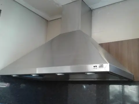Revestimento de churrasqueira em inox feito pela Coifas MM – foto 35
